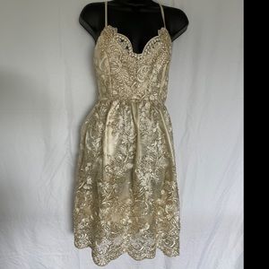 Lace mini dress
